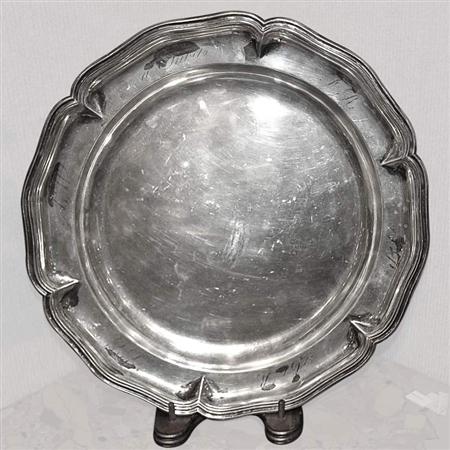 Continental Silver Salver Estimate 300 500 6a6d6