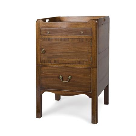 George III Mahogany Bedside Commode  6a6df