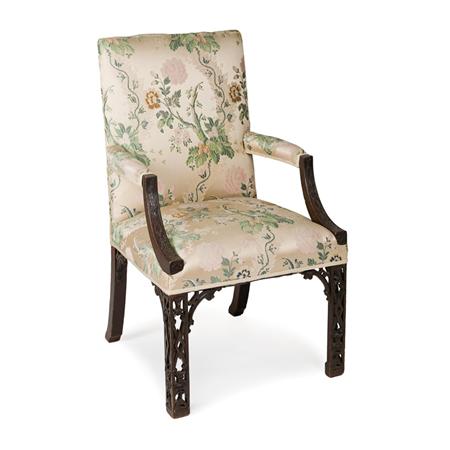 George III Mahogany Armchair  6a6f2