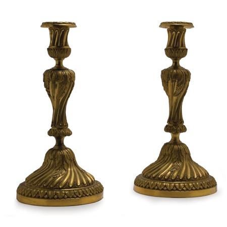 Pair of Louis XVI Style Gilt-Bronze