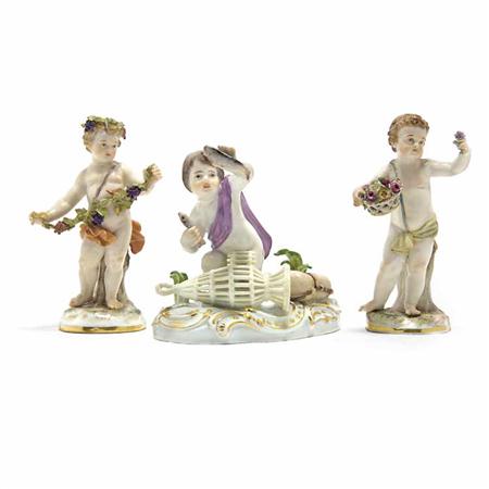 Group of Three Meissen Porcelain 6a385