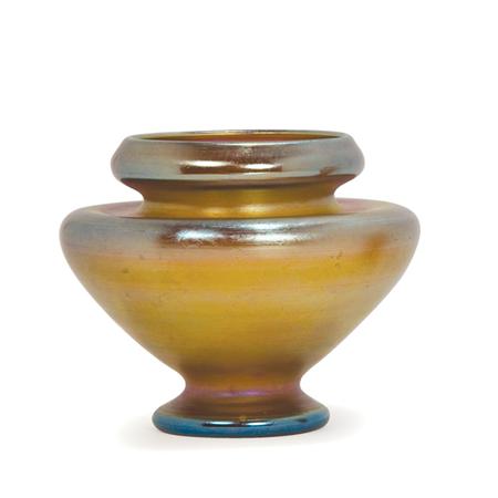 Tiffany Favrile Glass Cabinet Vase  6a392