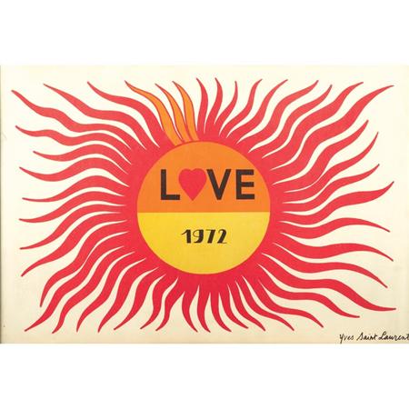 Framed 1972 Love Poster by Yves 6a484