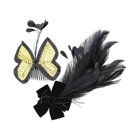 Two Yves Saint Laurent Runway Ornaments
	