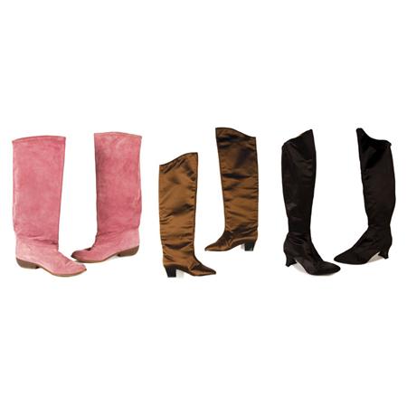 Three Pairs of Boots
	  Estimate:$100-$150