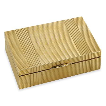 Gold Box, Cartier
	  Estimate:$2,500-$3,500