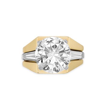 Platinum and Diamond Ring and Gold 6a91d