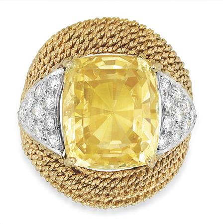 Gold Platinum Yellow Sapphire 6a93e