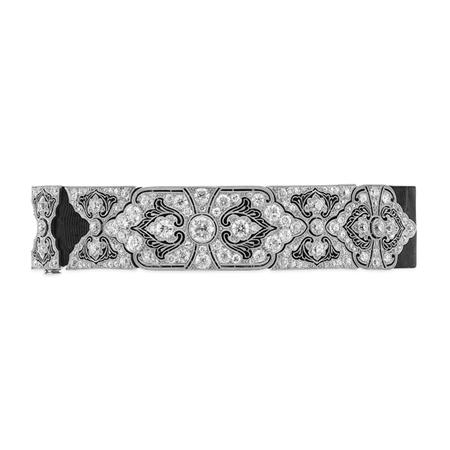 Edwardian Platinum and Diamond Choker