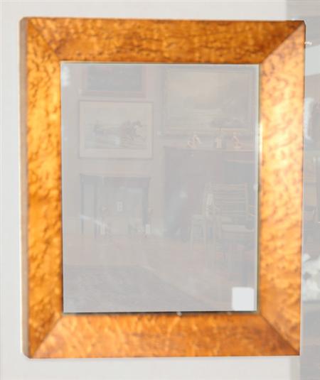 Figured Maple Mirror
	  Estimate:$200-$300