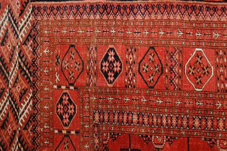 Tekke Carpet
	  Estimate:$1,200-$1,800