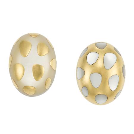 Pair of Gold and Mother of Pearl 6aa48