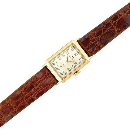 Gentleman's Gold Wristwatch, Omega
	