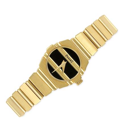 Gold Wristwatch, Piaget
	  Estimate:$1,200-$1,800