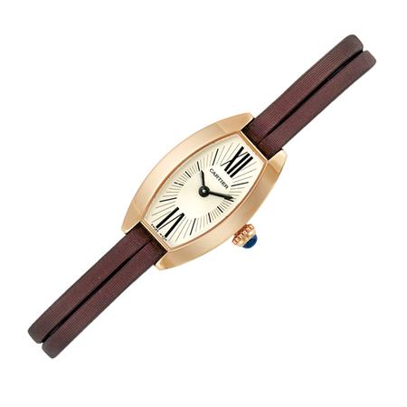 Rose Gold Wristwatch, Cartier
	  Estimate:$1,500-$2,000