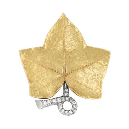 Gold, Platinum and Diamond Leaf