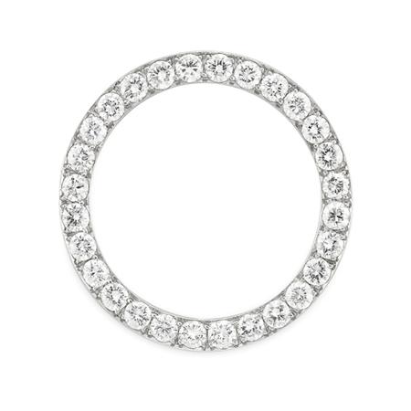 Diamond Circle Brooch
	  Estimate:$1,500-$2,000