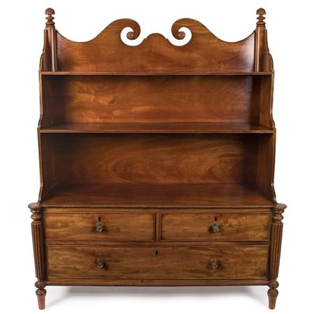 Regency Mahogany Bookcase
	  Estimate:$2,500-$3,500