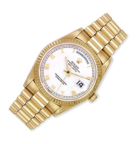 Gentleman's Gold Wristwatch, Rolex
	