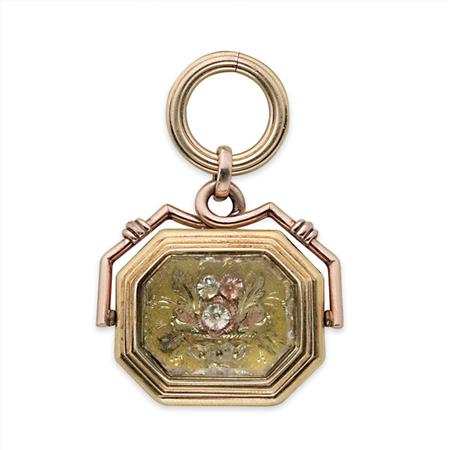 Antique Gold and Carnelian Fob  6a850