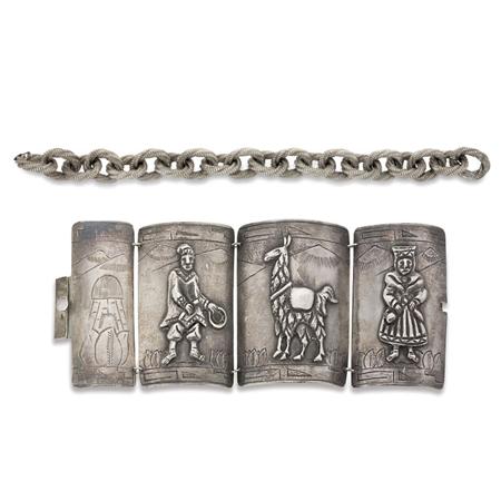 Two Silver Bracelets
	Estimate:&nbsp;$150&nbsp;&nbsp;-&nbsp;$250