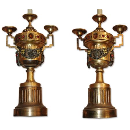 Pair of Victorian Style Gilt Metal 6adce