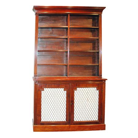 George III Style Mahogany Bookcase 6ade3