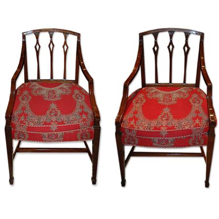 Pair of Regency Style Mahogany