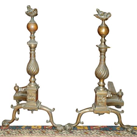 Pair of Neoclassical Style Gilt-Bronze