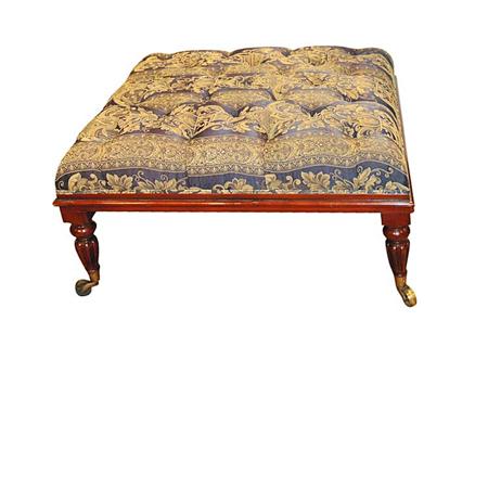 William IV Tufted Upholstered Mahogany 6ae0b