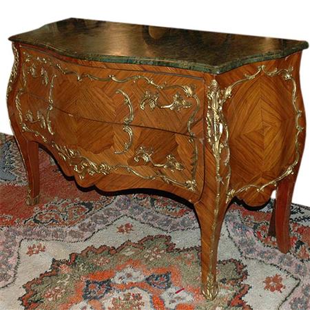 Louis XV Style Marble Top Fruitwood 6ae17