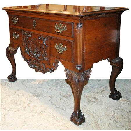 Chippendale Style Mahogany Lowboy  6ae1e