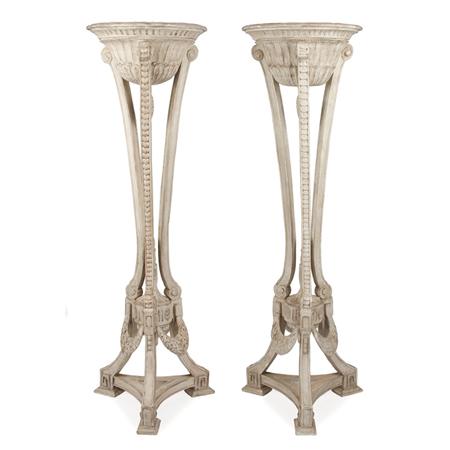 Pair of Neoclassical Style White