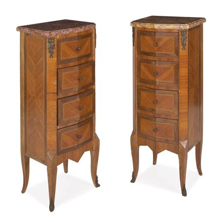 Pair of Louis XV Style Three Drawer 6ae41