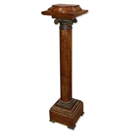 Neoclassical Style Marble Pedestal  6aeba