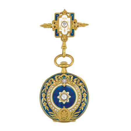 Antique Gold Enamel and Diamond 6ab6f