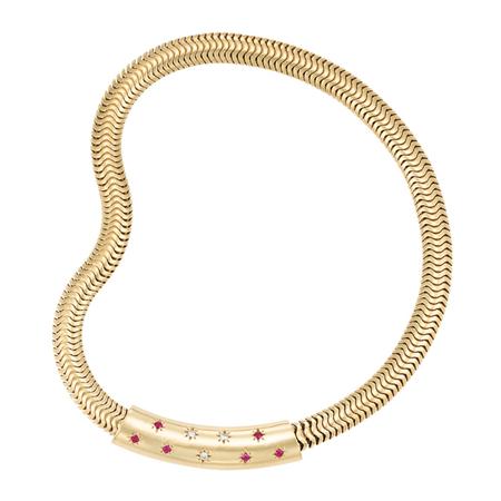 Gold, Ruby and Diamond Slide Snake