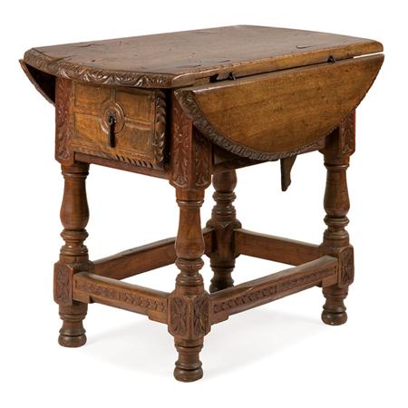 Continental Baroque Style Walnut