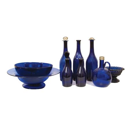 Group of Cobalt Glass Articles
	Estimate:&nbsp;$200&nbsp;&nbsp;-&nbsp;$300