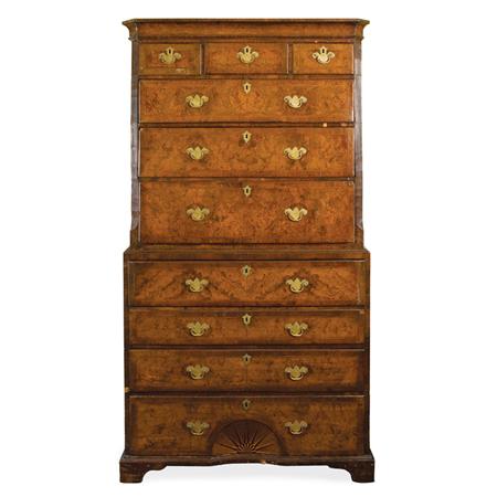 George II Inlaid Walnut Chest on 6ac0d