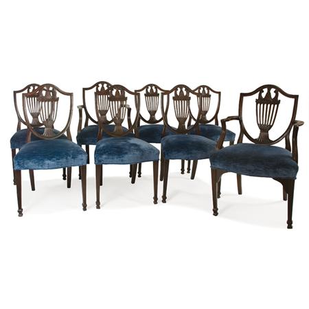 Set of Eight George III Style Mahogany 6ac17