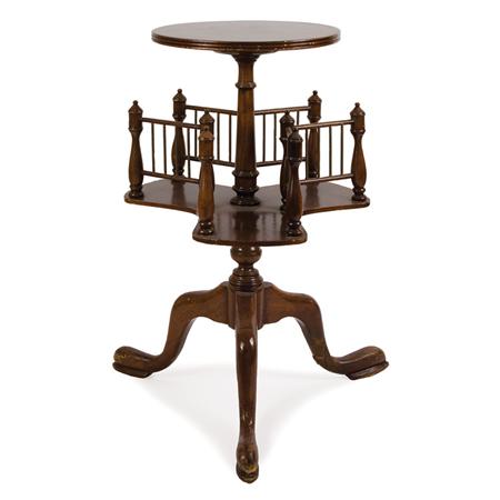 George III Style Mahogany Revolving 6ac31