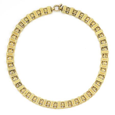 Antique Gold Necklace
	  Estimate:$500-$800
