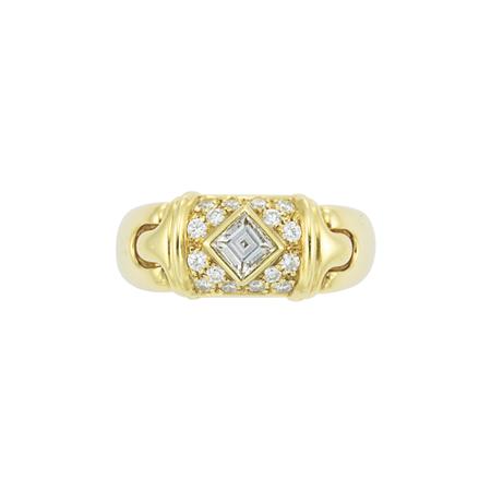 Gold and Diamond Ring, Bulgari
	