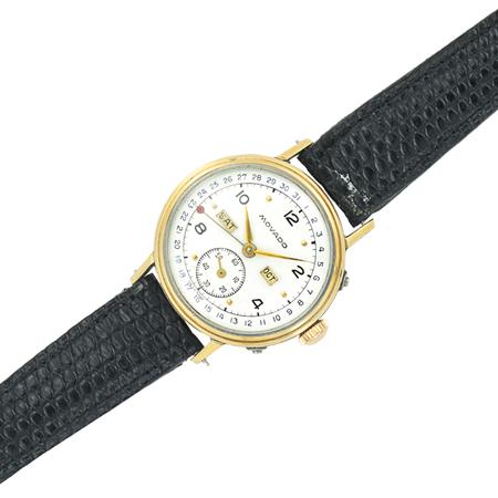 Gentlemans Calendar Wristwatch  6b15c