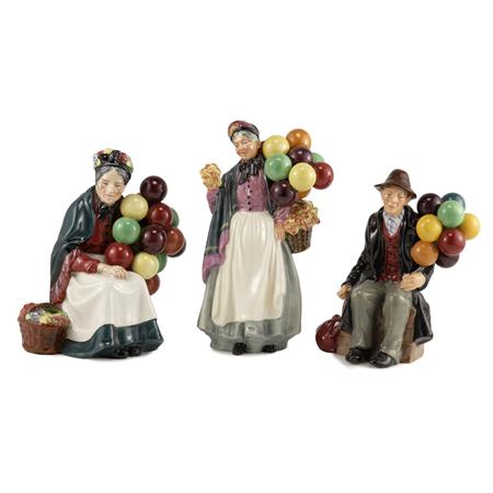 Group of Three Royal Doulton Balloon