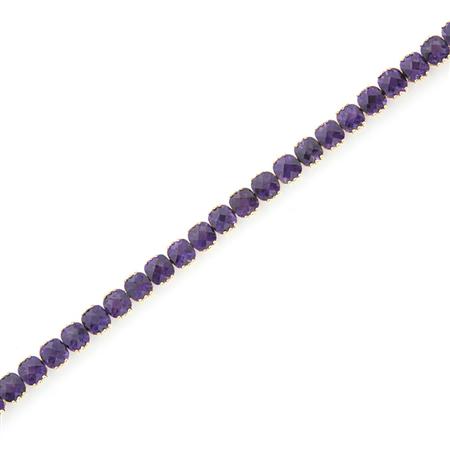 Gold and Amethyst Bracelet
	  Estimate:$500-$700