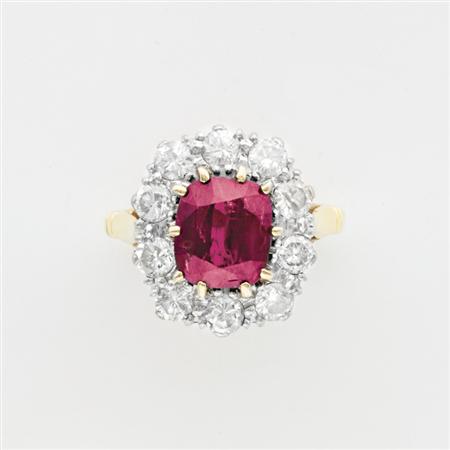Ruby and Diamond Ring
	  Estimate:$800-$1,200