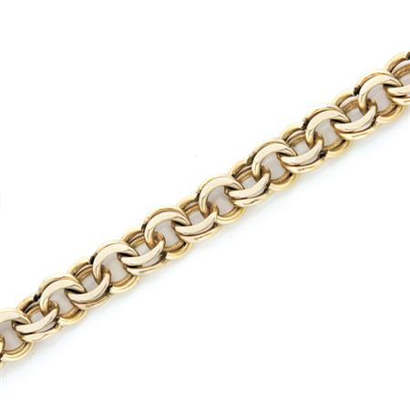 Gold Curb Link Bracelet
	  Estimate:$500-$800