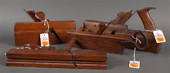 Four moulding planes, including